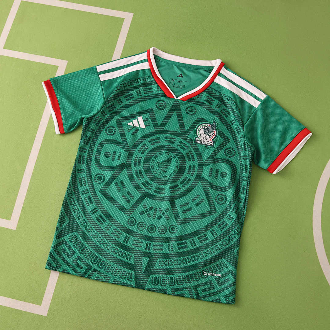 2026 FIFA World Cup Mexico home Kids kit