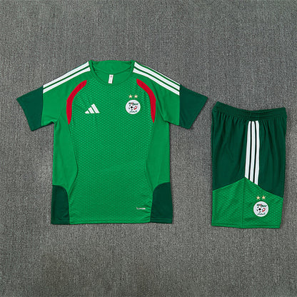 2026 FIFA World Cup Algeria Training clothes suit Short sleeve Fan version