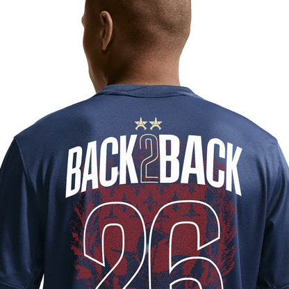 Paris Saint-Germain Home Stadium Shirt BACK TO BACK Champions of Europe 2026