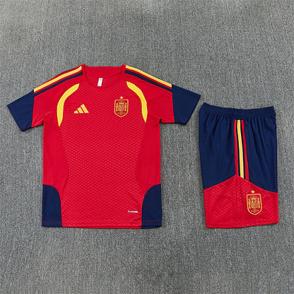 2026 FIFA World Cup Spain Training clothes suit Short sleeve Fan version