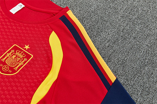 2026 FIFA World Cup Spain Training clothes suit Short sleeve Fan version