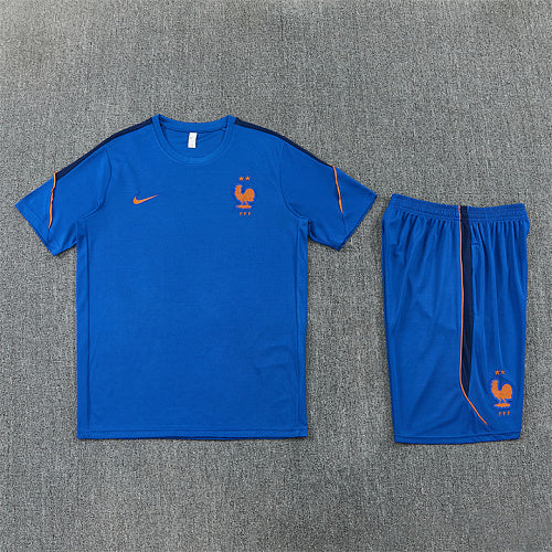 2026 FIFA World Cup France Training clothes suit Short sleeve Fan version