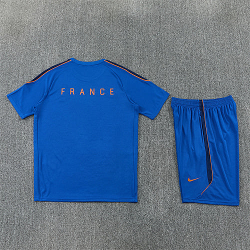 2026 FIFA World Cup France Training clothes suit Short sleeve Fan version