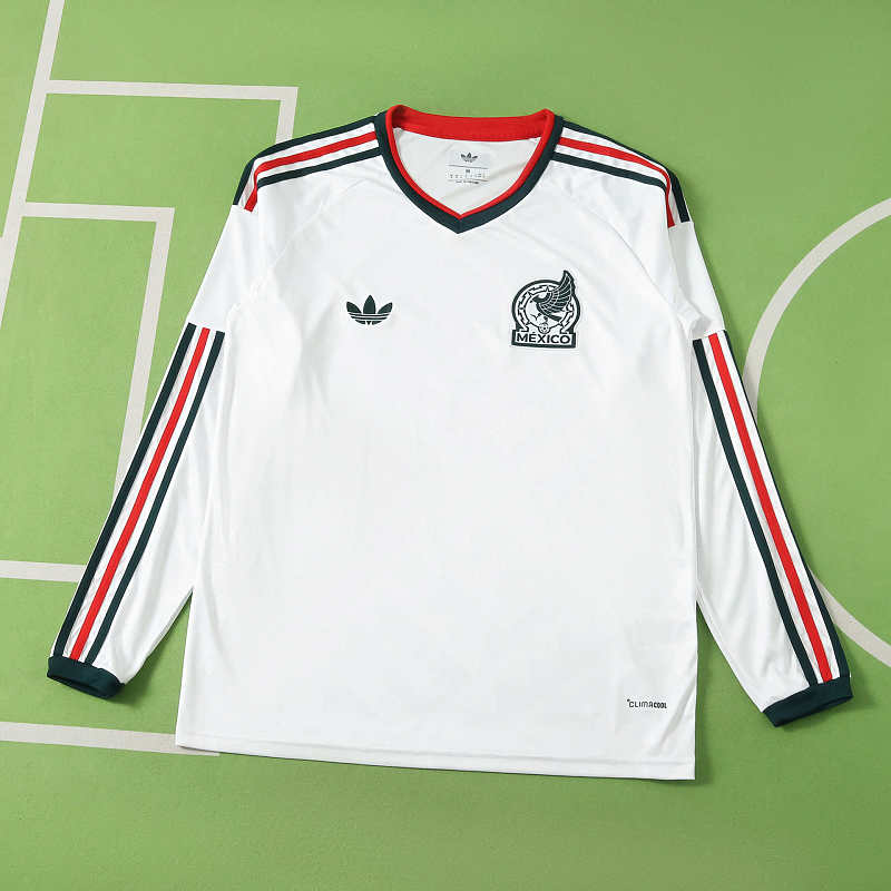 2026 FIFA World Cup Mexico away Long sleeve Fan version