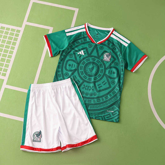 2026 FIFA World Cup Mexico home Kids kit