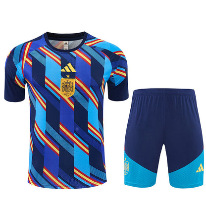 2026 FIFA World Cup Spain Training clothes suit Short sleeve Fan version