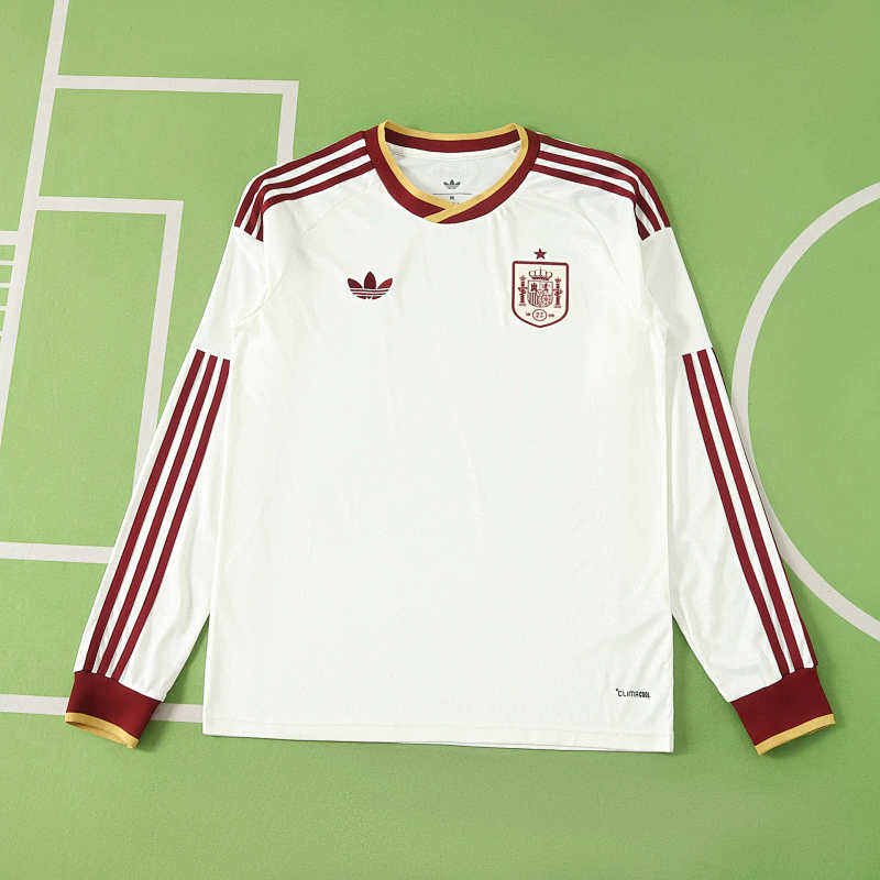 2026 FIFA World Cup Spain away Long sleeve Fan version