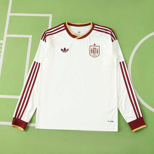 2026 FIFA World Cup Spain away Long sleeve Fan version