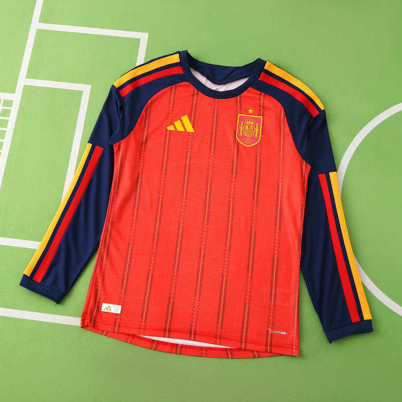 2026 FIFA World Cup Spain home Long sleeve Player version