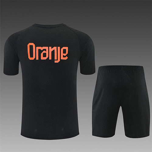 2026 FIFA World Cup Netherlands Training clothes suit Short sleeve Fan version