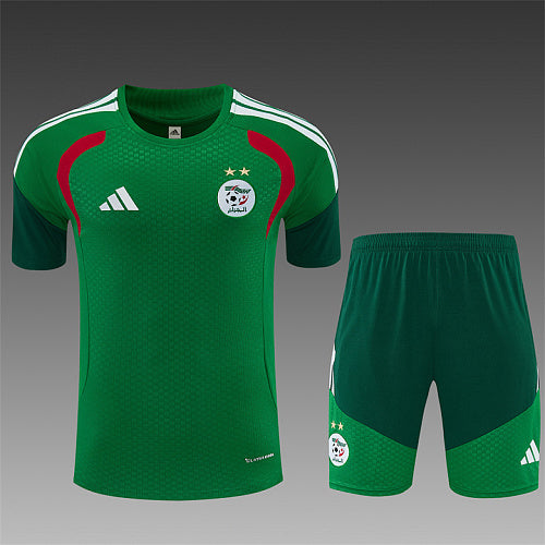 2026 FIFA World Cup Algeria Training clothes suit Short sleeve Fan version
