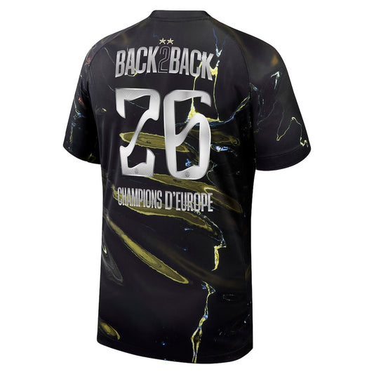 Paris Saint-Germain NIGHT EDITION Shirt BACK TO BACK Champions of Europe 2026