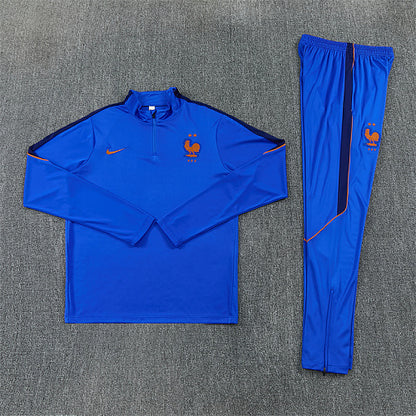 2026 FIFA World Cup France Half zip training suit set