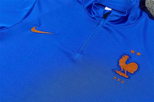 2026 FIFA World Cup France Half zip training suit set