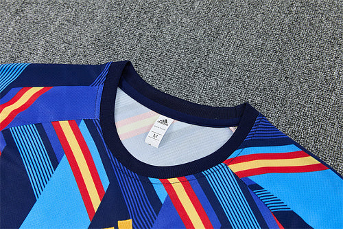 2026 FIFA World Cup Spain Training clothes suit Short sleeve Fan version