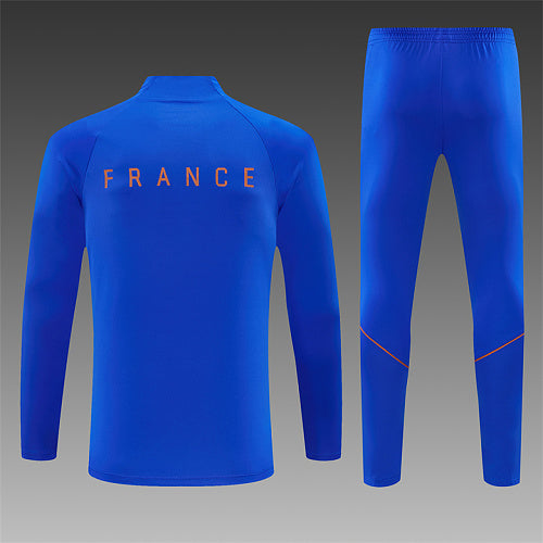 2026 FIFA World Cup France Half zip training suit set