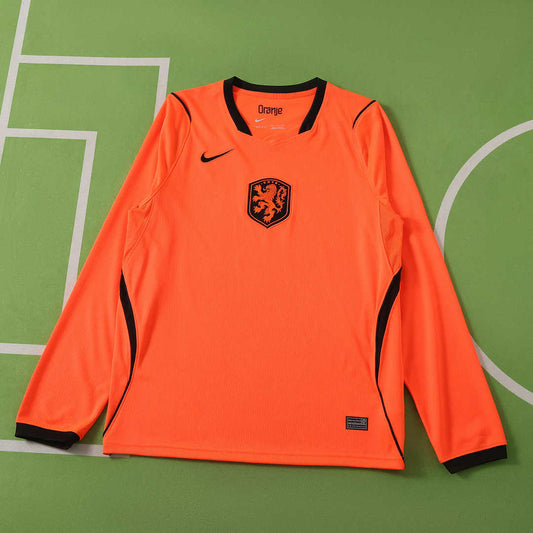 2026 FIFA World Cup Netherlands home Long sleeves Fan version