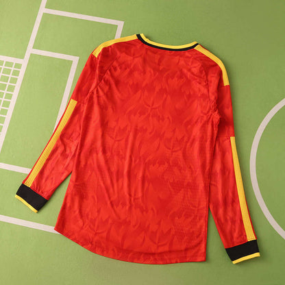 2026 FIFA World Cup Belgium home Long sleeve Player version