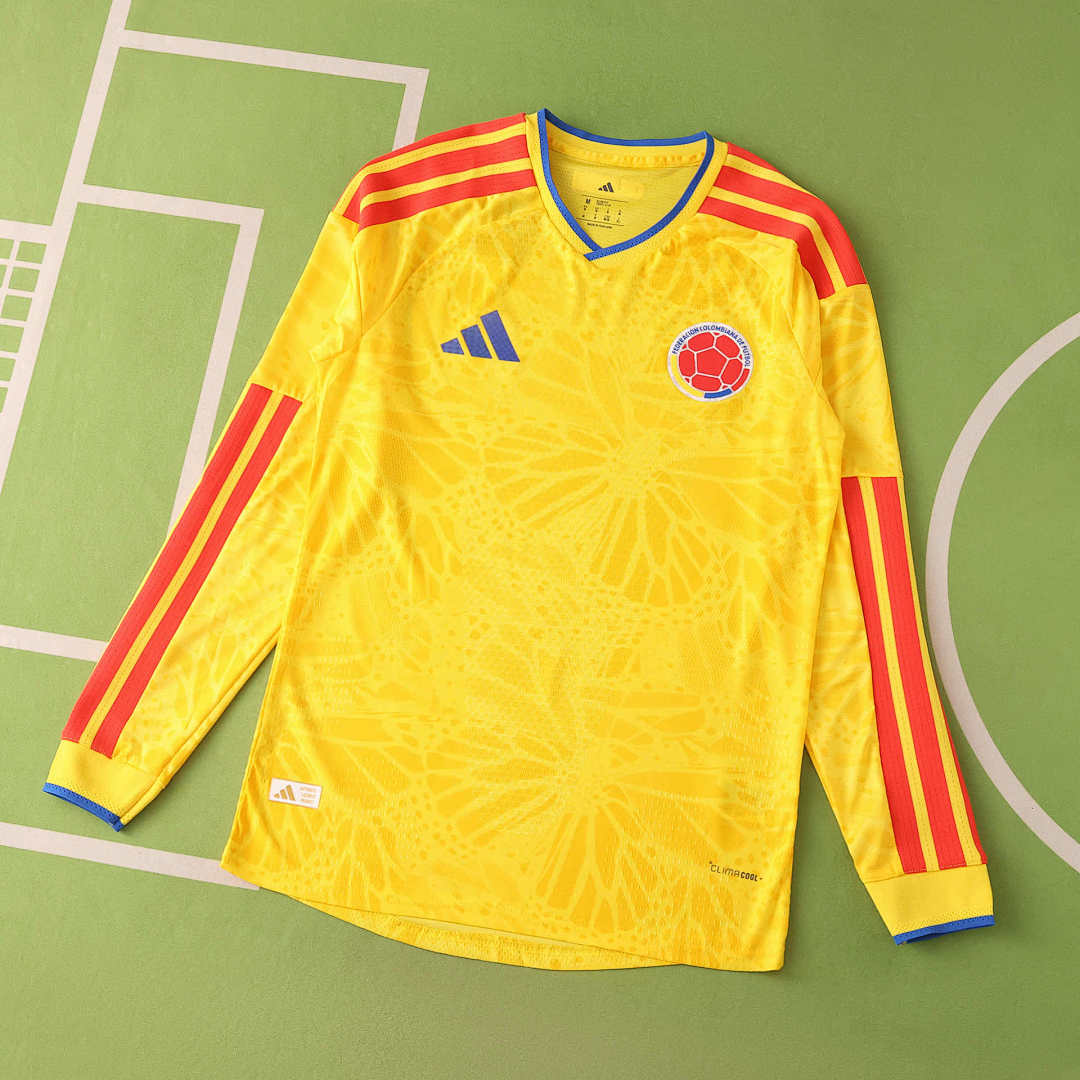 2026 FIFA World Cup Colombia home Long sleeve Player version