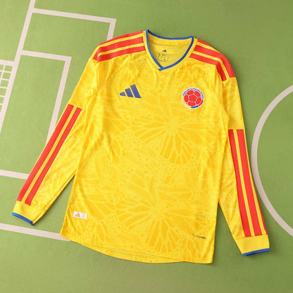2026 FIFA World Cup Colombia home Long sleeve Player version