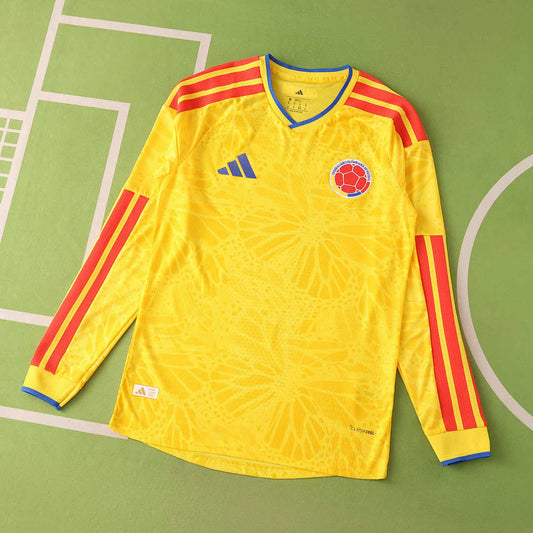2026 FIFA World Cup Colombia home Long sleeve Player version