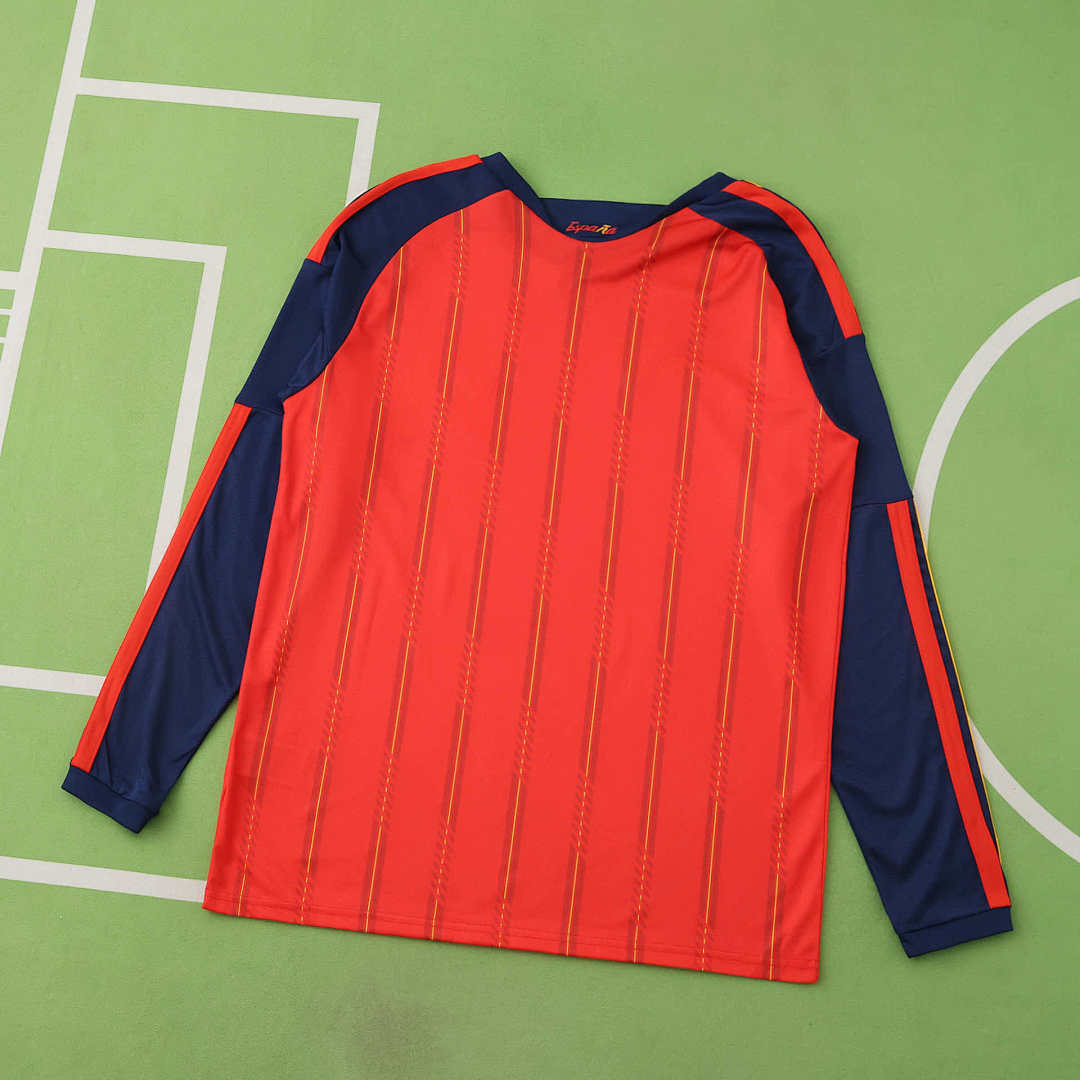2026 FIFA World Cup Spain home Long sleeve Fan version