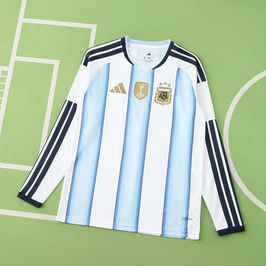 2026 FIFA World Cup Argentina home Long sleeved Fan version