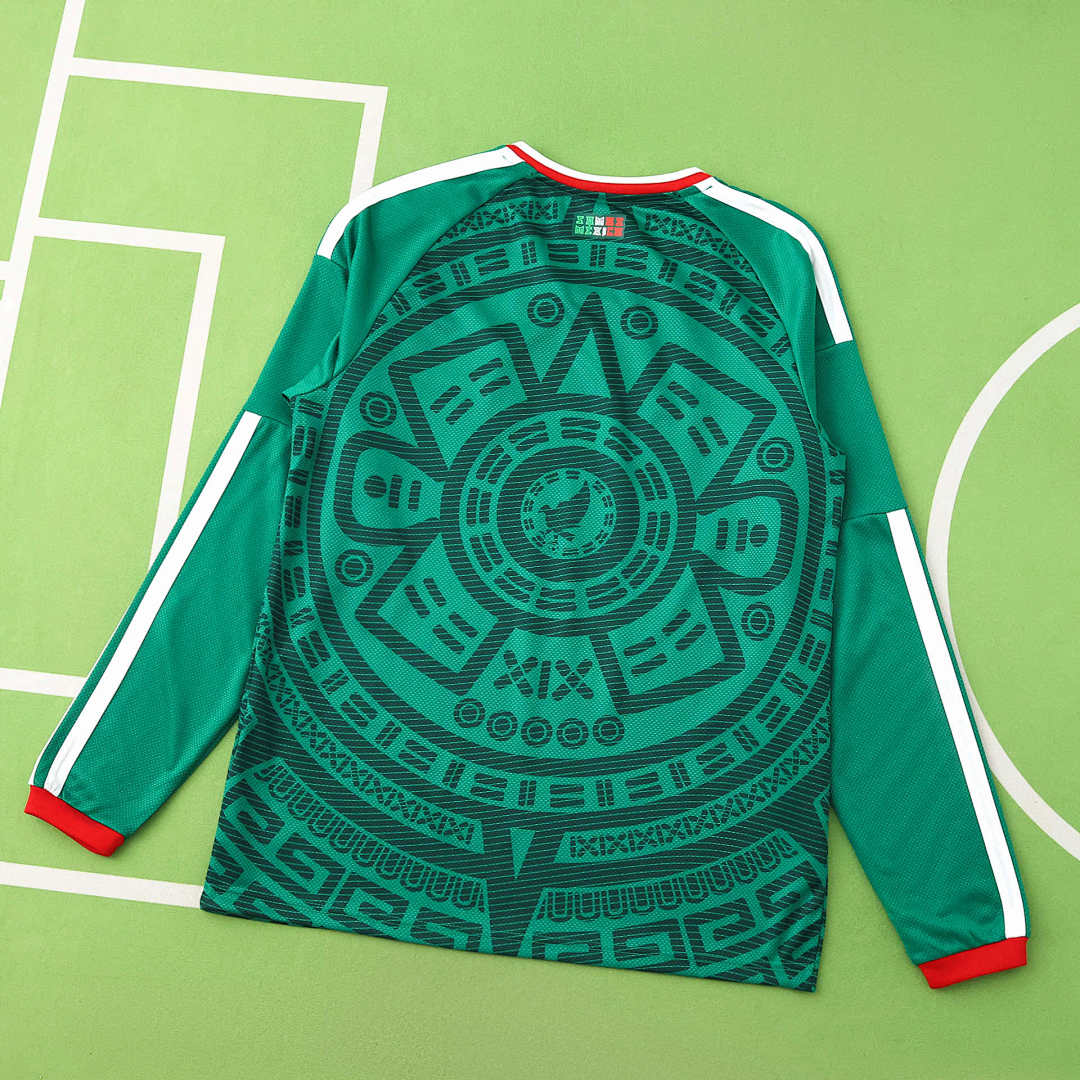 2026 FIFA World Cup Mexico home Long sleeve Fan version