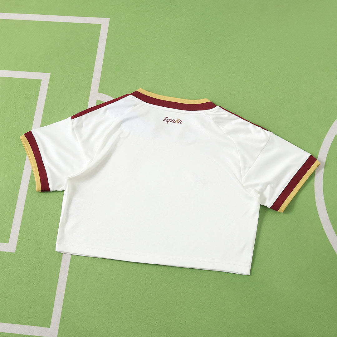 2026 FIFA World Cup Spain away Cropped Jersey