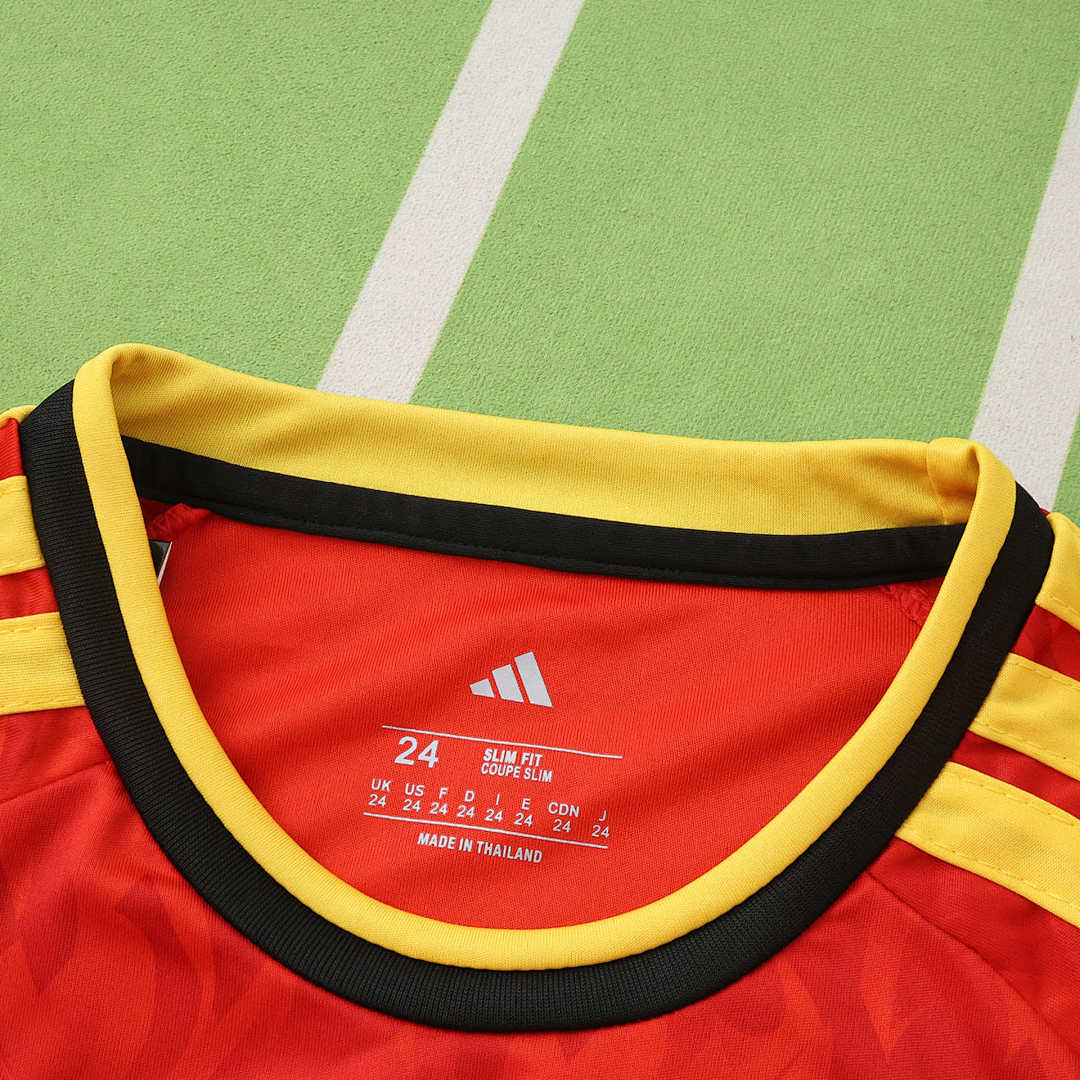 2026 FIFA World Cup Belgium home Kids kit