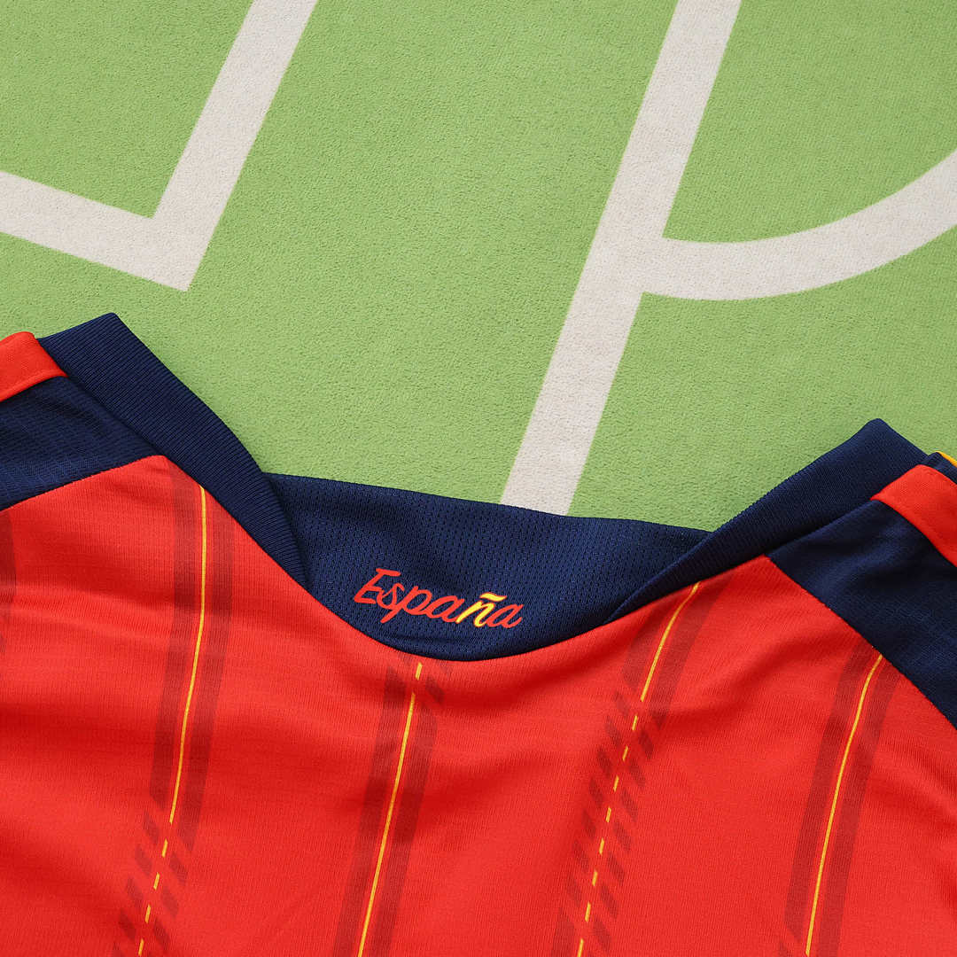 2026 FIFA World Cup Spain home Long sleeve Fan version