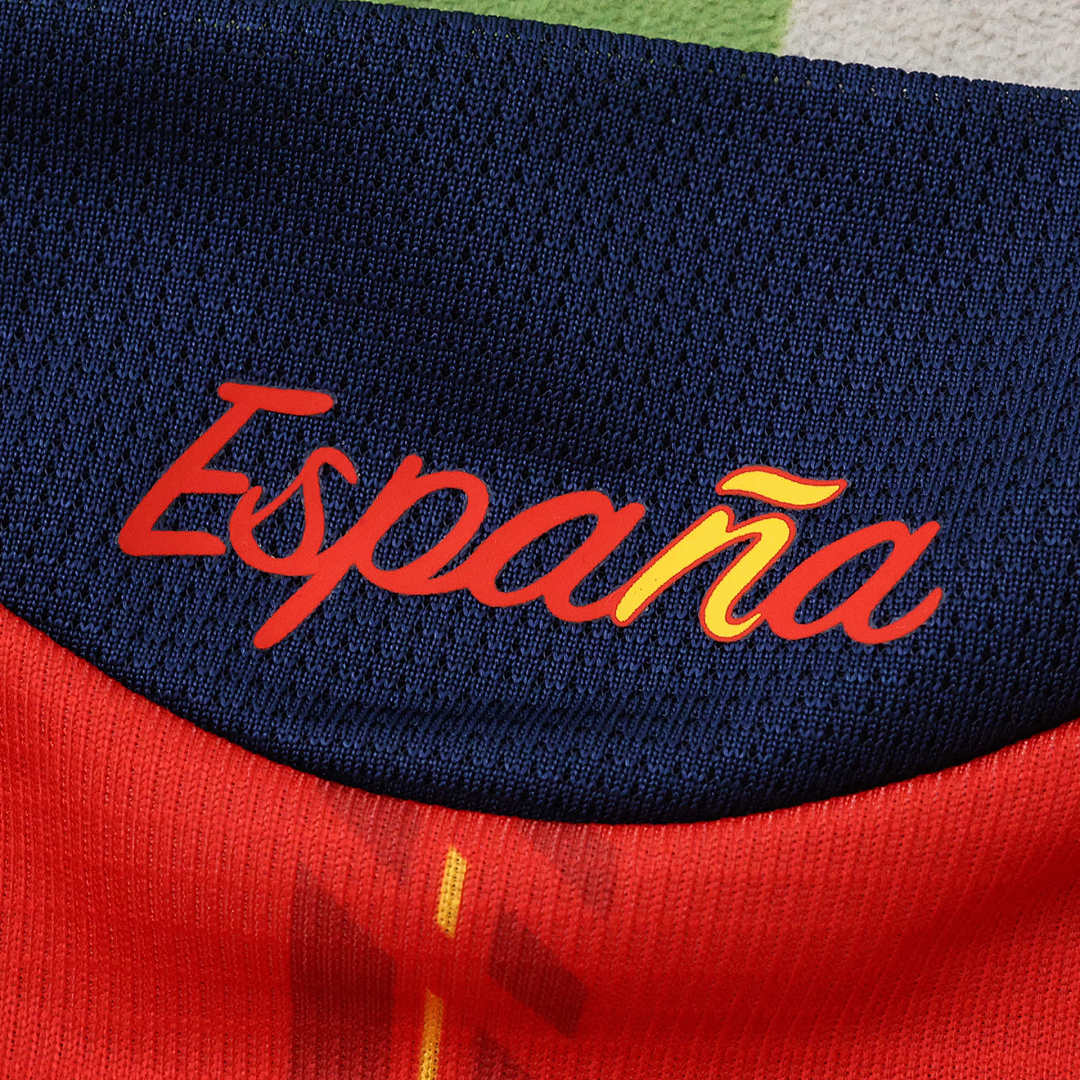 2026 FIFA World Cup Spain home Long sleeve Fan version