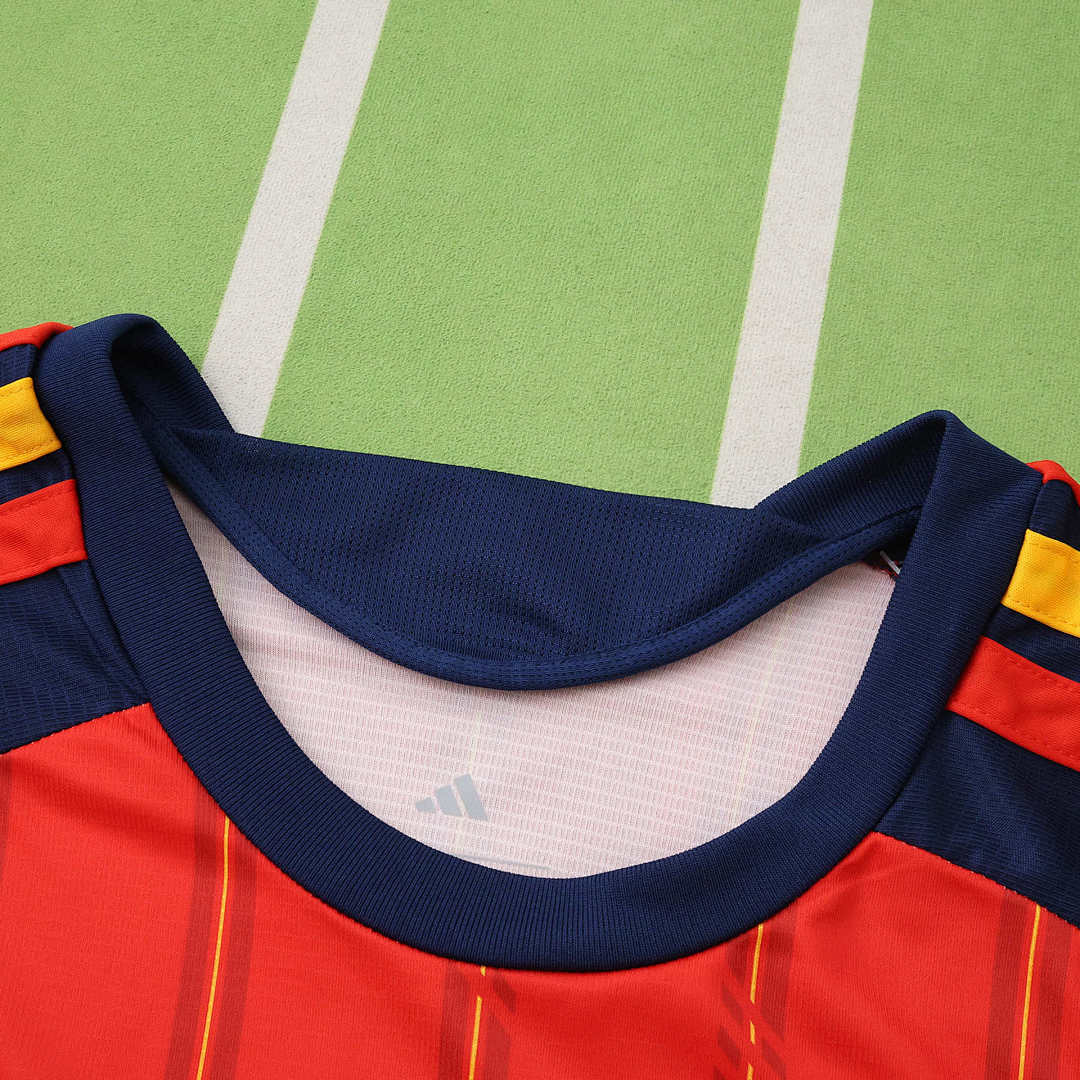 2026 FIFA World Cup Spain home Long sleeve Fan version