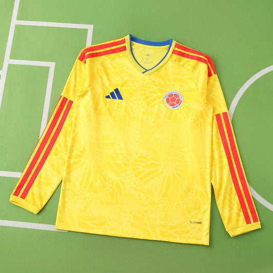 2026 FIFA World Cup Colombia home Long sleeve Fan version
