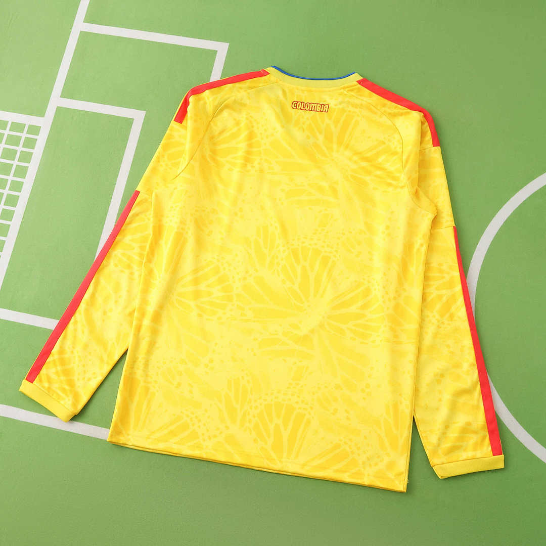 2026 FIFA World Cup Colombia home Long sleeve Fan version