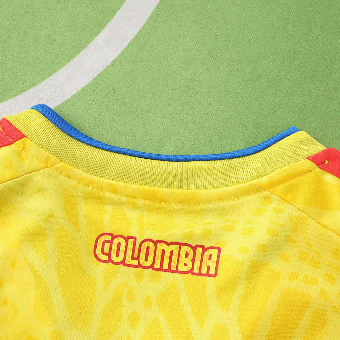 2026 FIFA World Cup Colombia home Long sleeve Fan version
