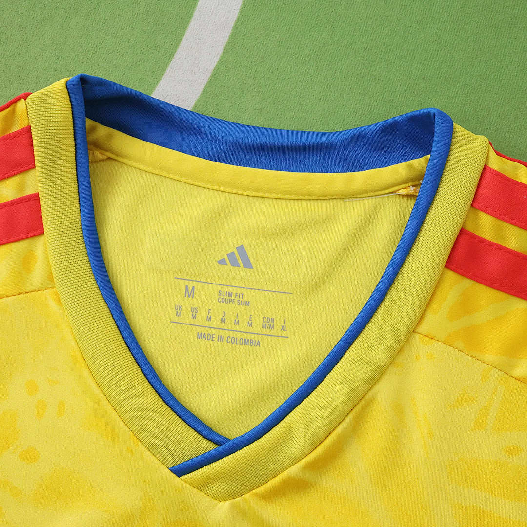 2026 FIFA World Cup Colombia home Long sleeve Fan version