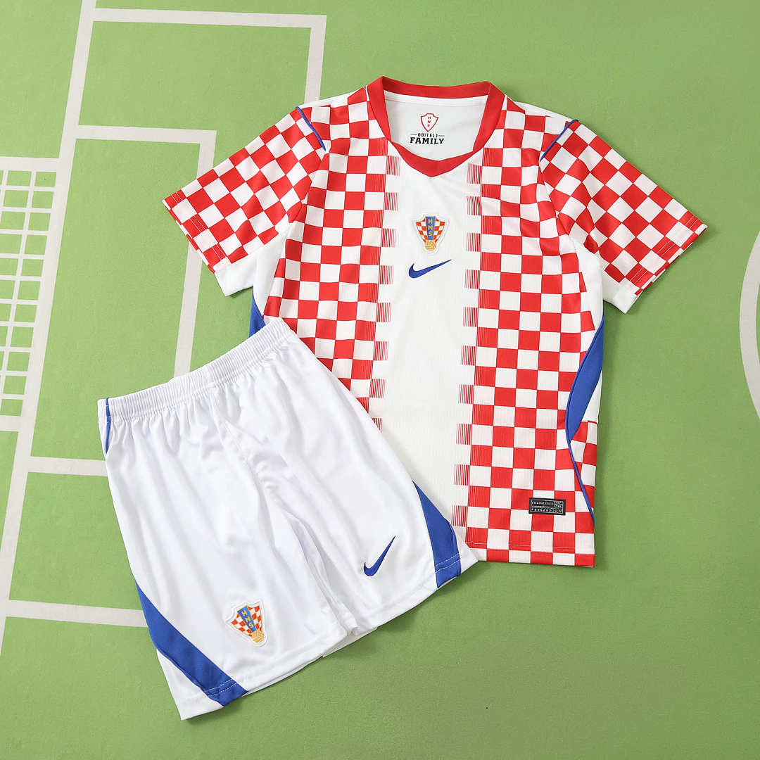 2026 FIFA World Cup Croatia home Kids kit
