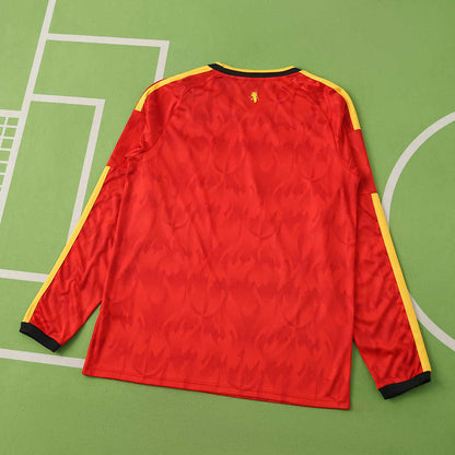 2026 FIFA World Cup Belgium home Long sleeve Fan version
