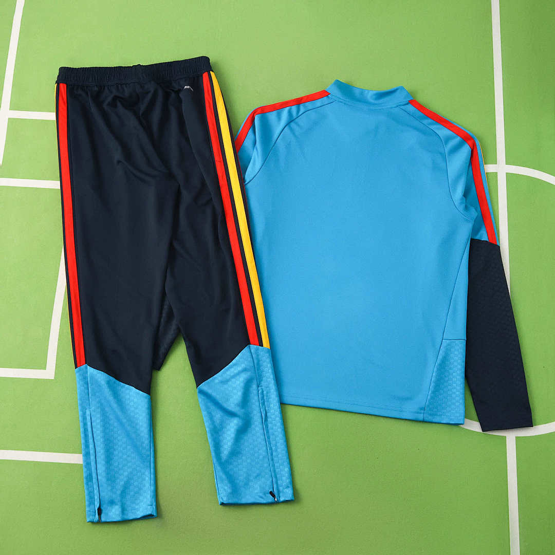2026 FIFA World Cup Spain lake blue Half pull training suit