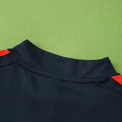 2026 FIFA World Cup Spain royal blue Half pull training suit