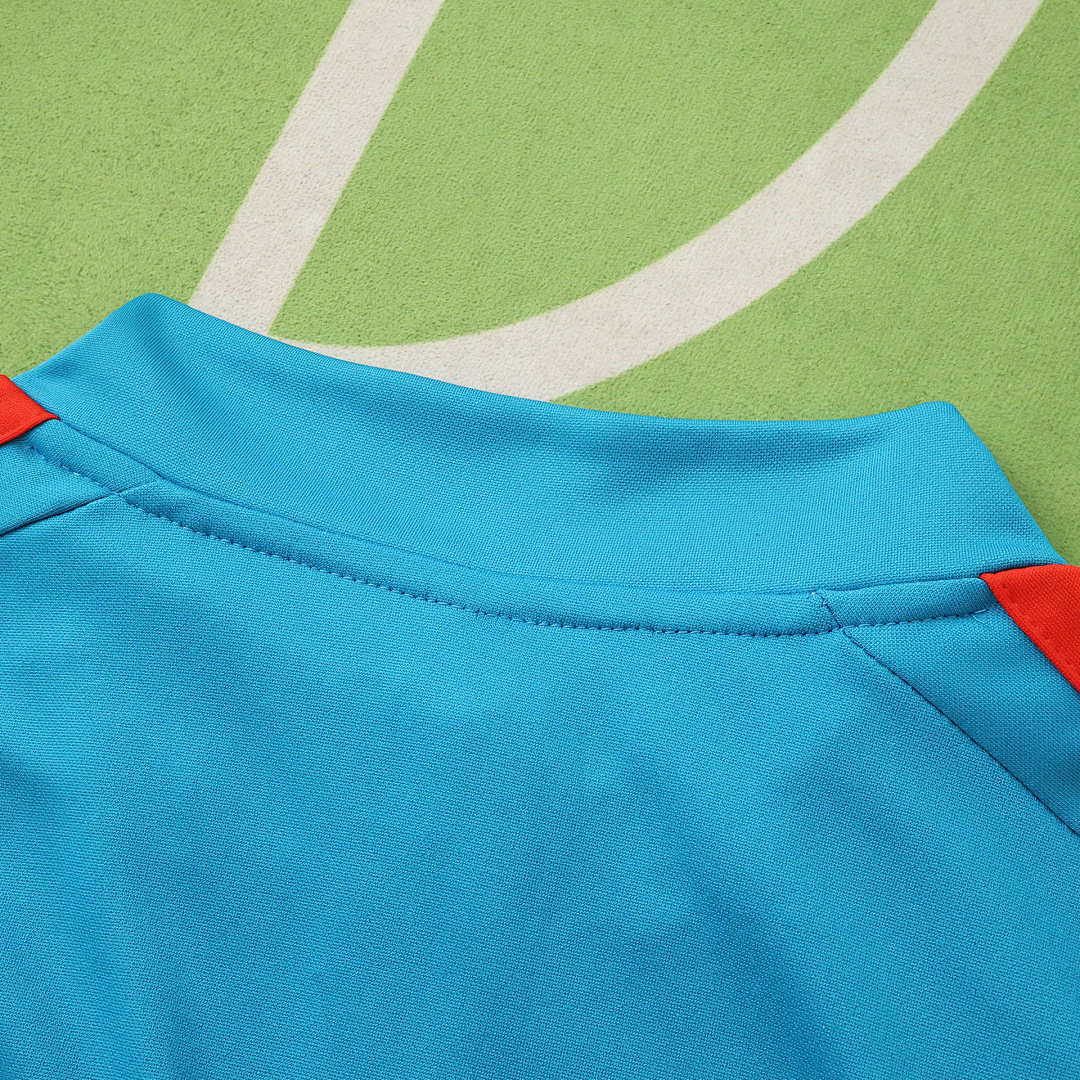 2026 FIFA World Cup Spain lake blue Half pull training suit