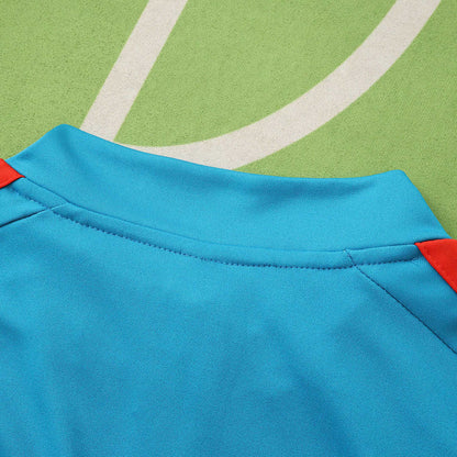2026 FIFA World Cup Spain lake blue Half pull training suit