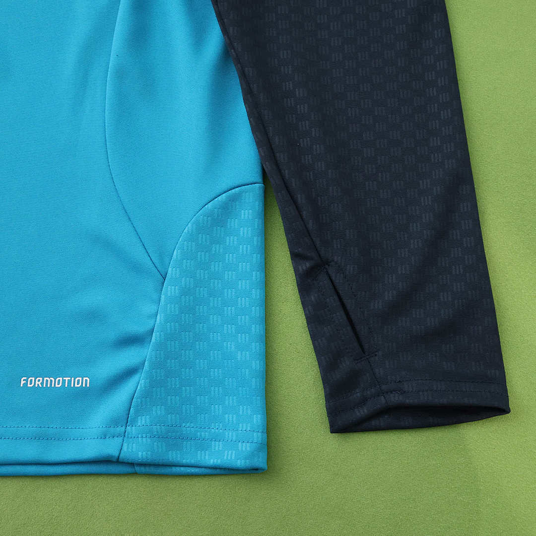 2026 FIFA World Cup Spain lake blue Half pull training suit