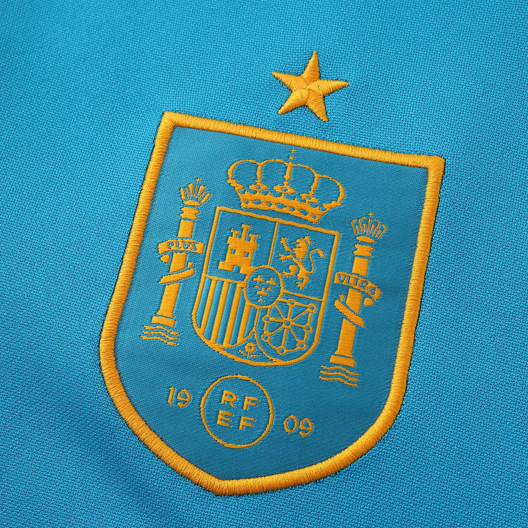 2026 FIFA World Cup Spain lake blue Half pull training suit