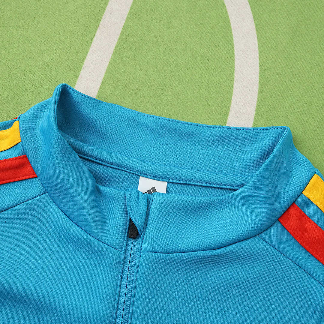 2026 FIFA World Cup Spain lake blue Half pull training suit