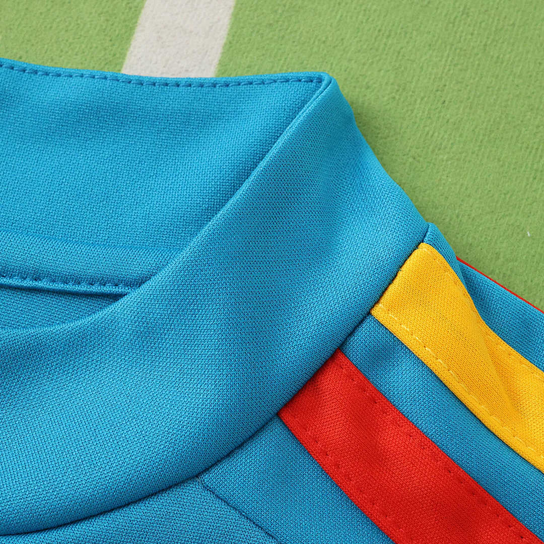 2026 FIFA World Cup Spain lake blue Half pull training suit