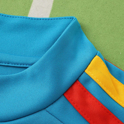 2026 FIFA World Cup Spain lake blue Half pull training suit