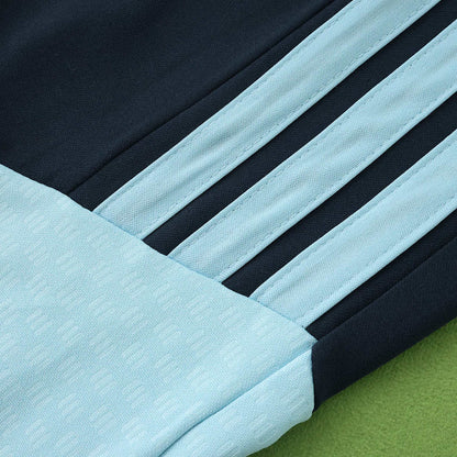 2026 FIFA World Cup Argentina White Half zip training suit set