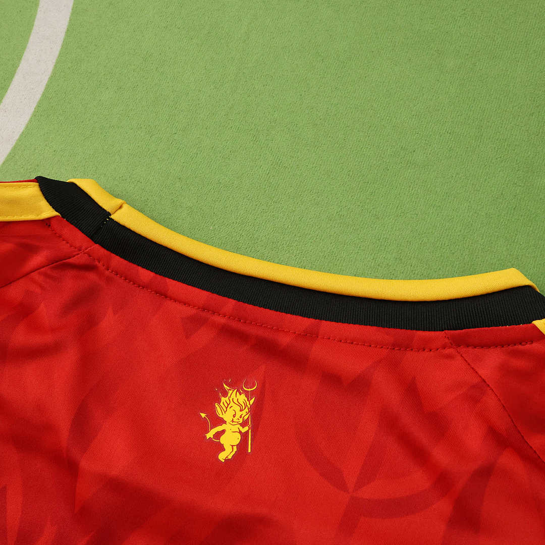 2026 FIFA World Cup Belgium home Long sleeve Fan version